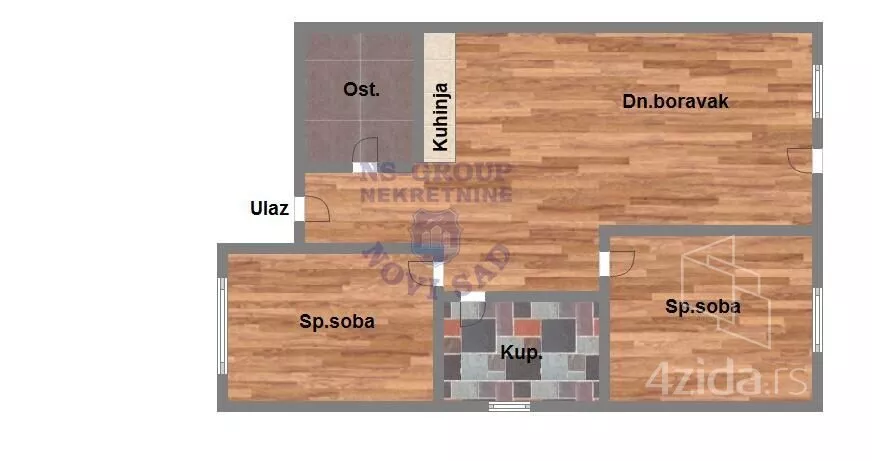 Trosoban stan | 4zida