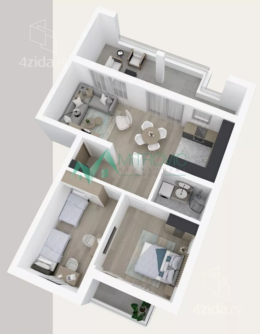 Trosoban stan | 4zida