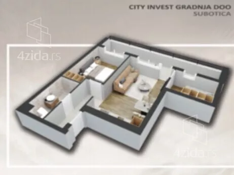 Trosoban stan | 4zida