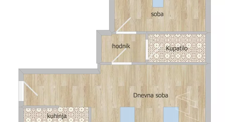 Dvosoban stan | 4zida