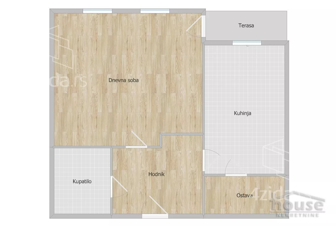 Jednosoban stan | 4zida