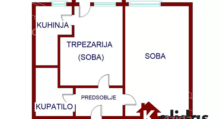 Jednosoban stan | 4zida