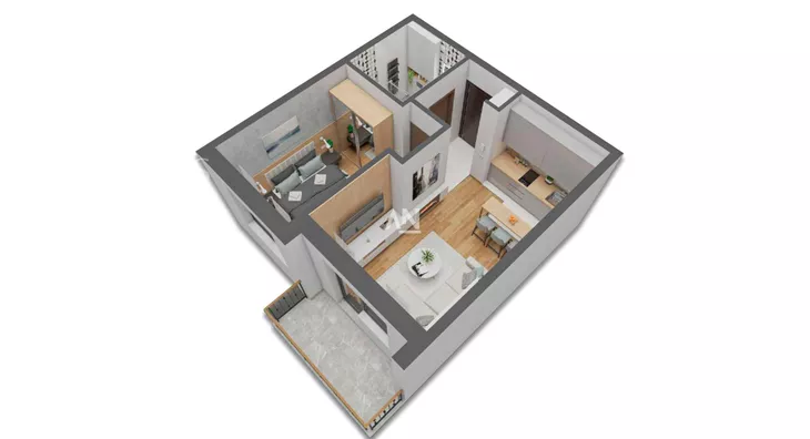 Jednoiposoban stan | 4zida