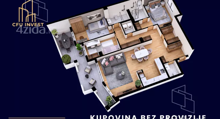 Četvorosoban stan | 4zida