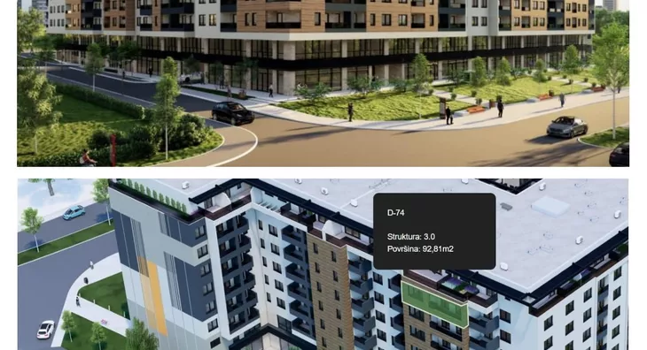 Trosoban stan | 4zida