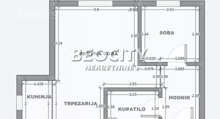 Jednoiposoban stan | 4zida