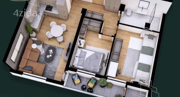 Trosoban stan | 4zida