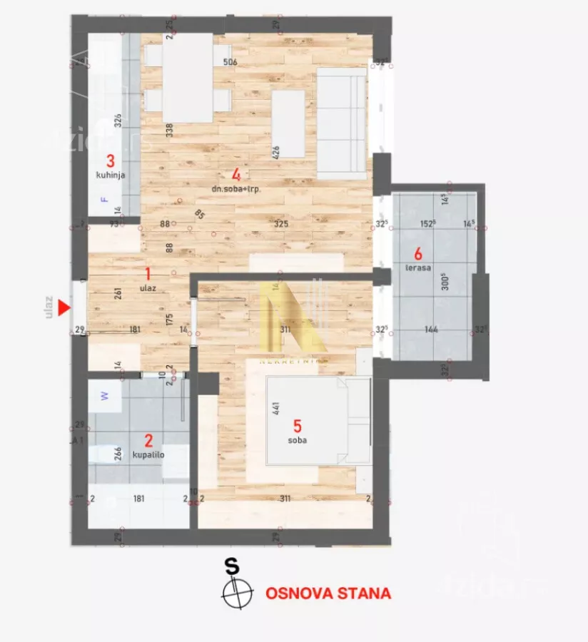 Dvosoban stan | 4zida