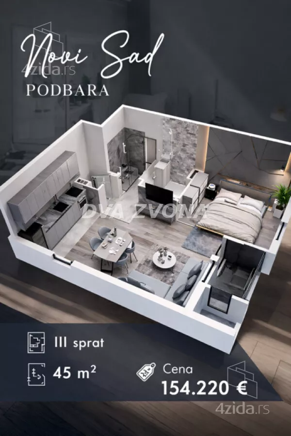 Dvosoban stan | 4zida