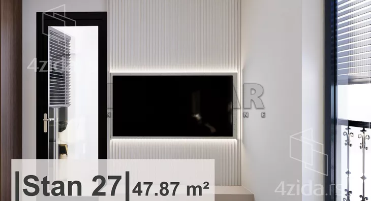 Jednoiposoban stan | 4zida