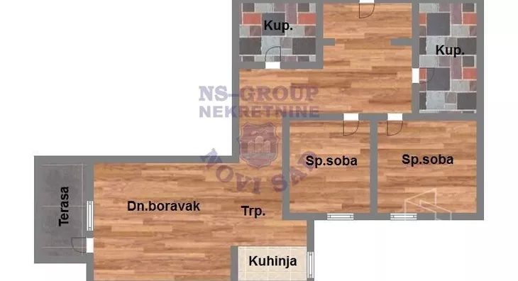 Trosoban stan | 4zida