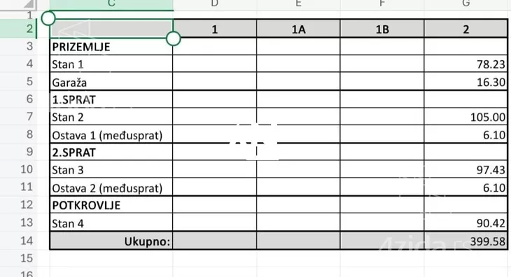 4-etažna kuća | 4zida