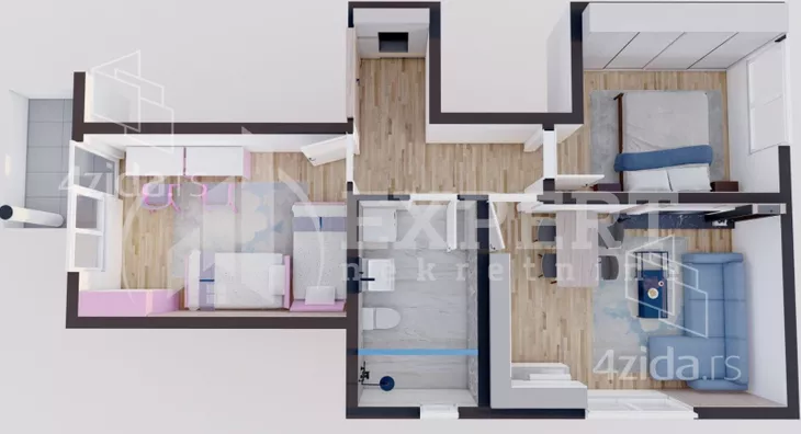Dvoiposoban stan | 4zida