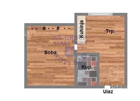 Jednosoban stan | 4zida