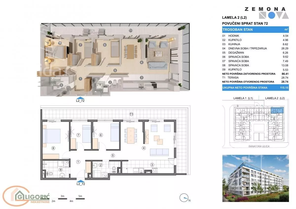 Četvorosoban stan | 4zida