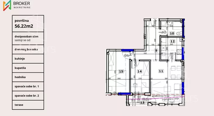 Trosoban stan | 4zida