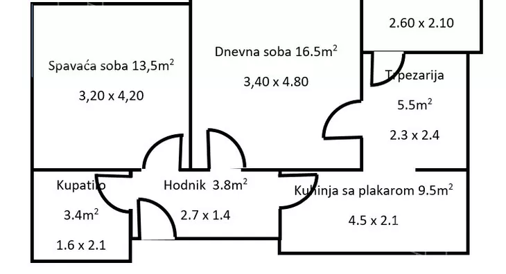 Dvosoban stan | 4zida
