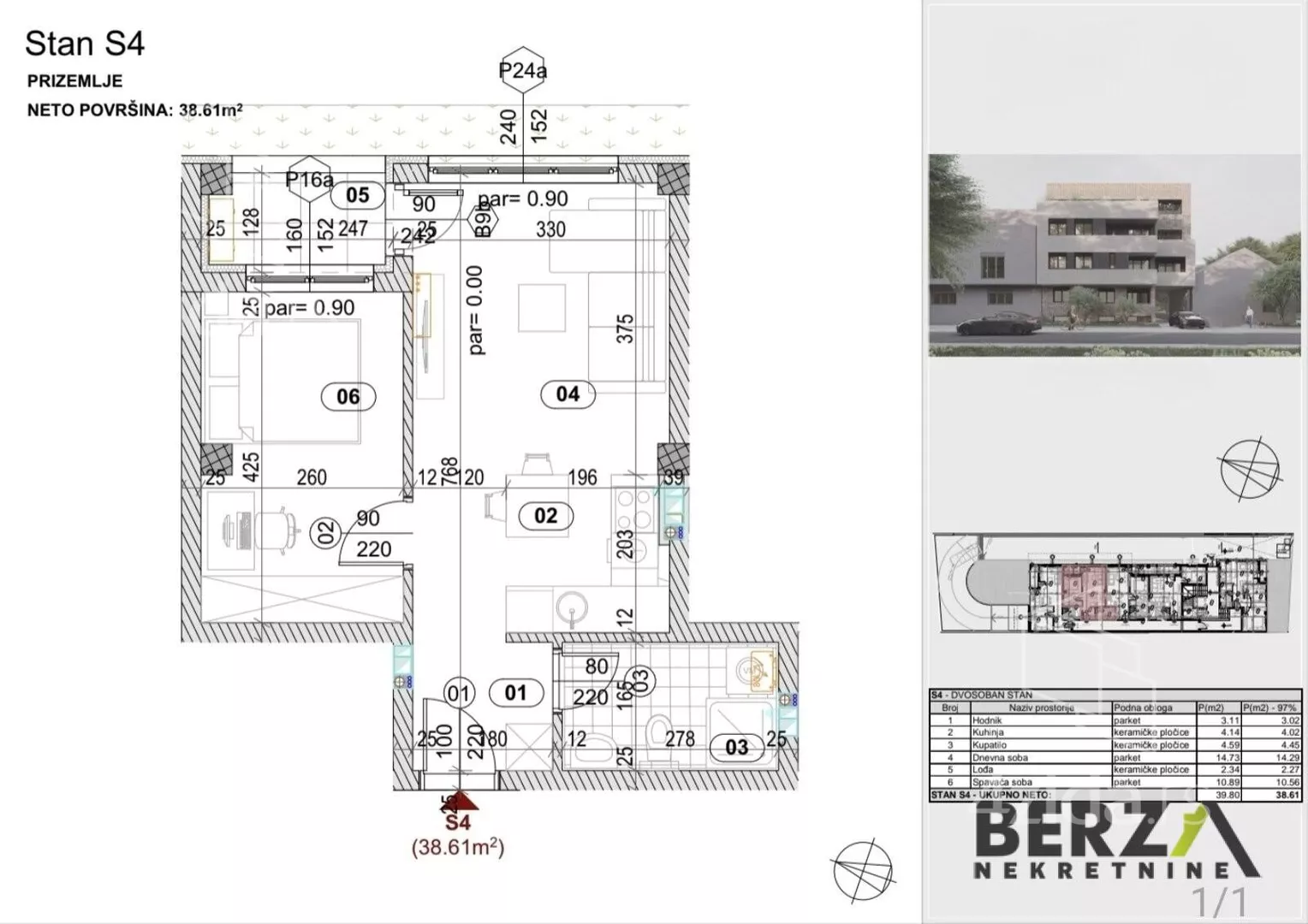 Dvosoban stan | 4zida