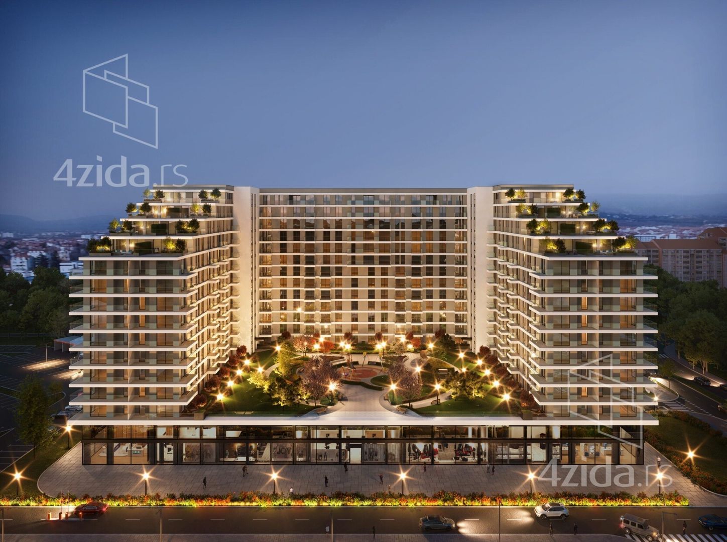 Сдается офисное помещение, Blagoja Parovića, 1€, 78m² — фото
