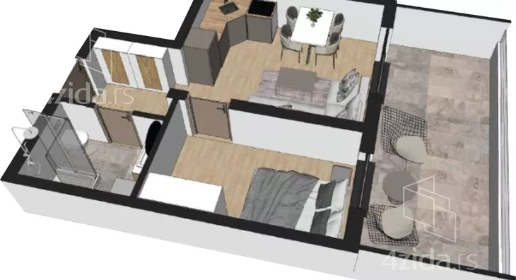 Dvosoban stan | 4zida