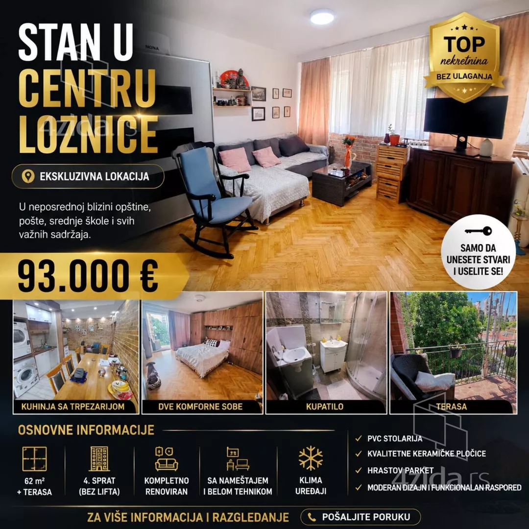 Dvosoban stan | 4zida