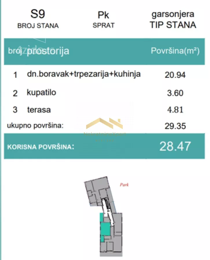 Garsonjera | 4zida