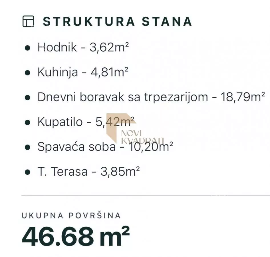 Dvosoban stan | 4zida
