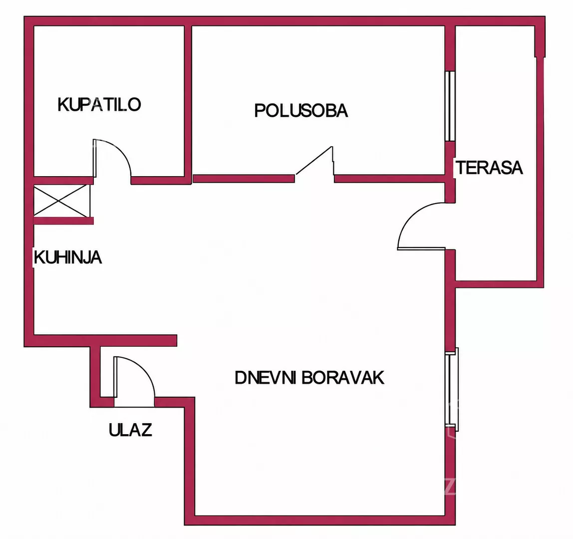 Jednoiposoban stan | 4zida