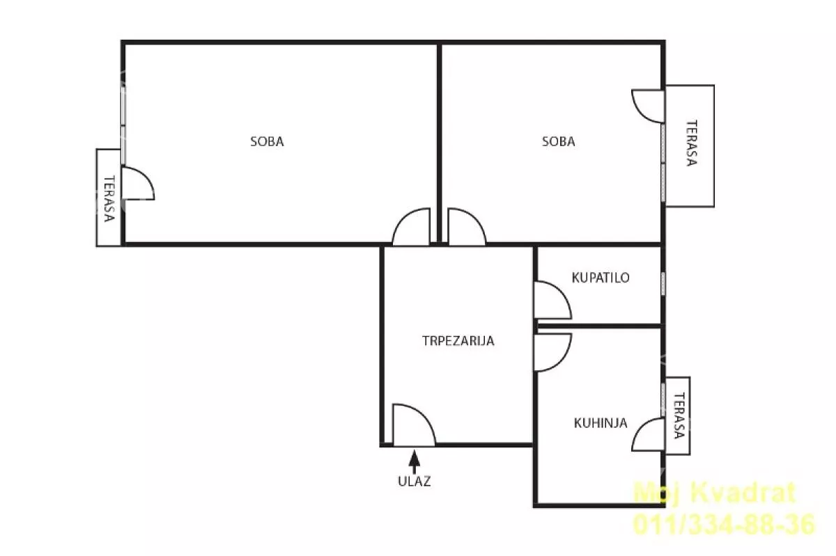 Dvosoban stan | 4zida