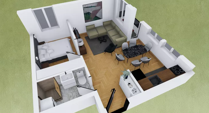 Jednoiposoban stan | 4zida