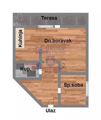 Jednoiposoban stan | 4zida