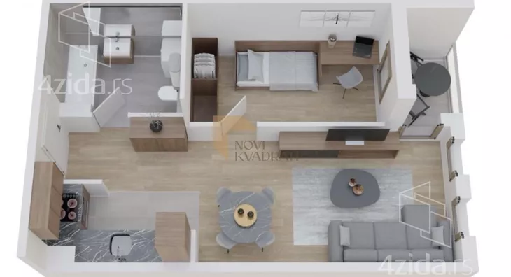 Dvosoban stan | 4zida