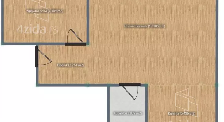 Dvosoban stan | 4zida