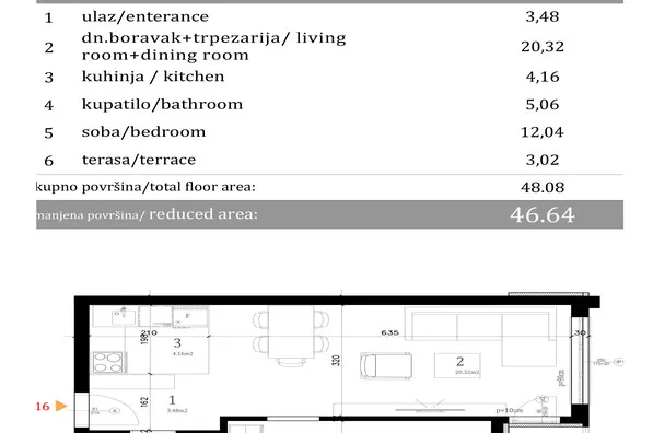 Dvosoban stan | 4zida