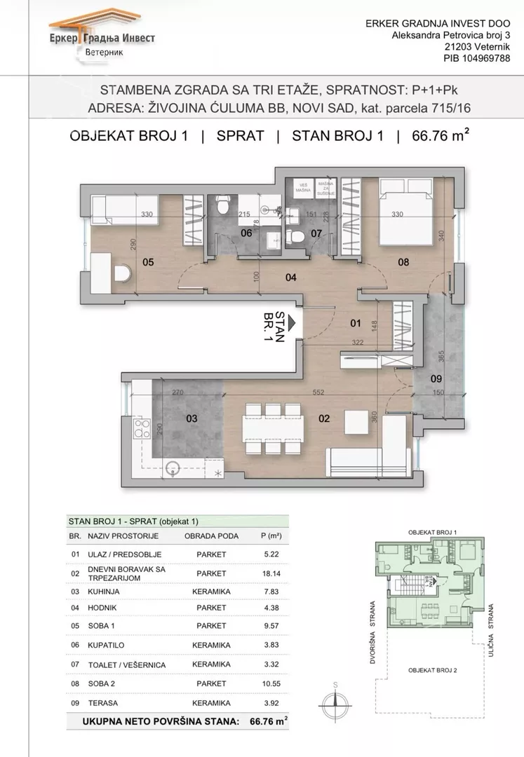 Trosoban stan | 4zida