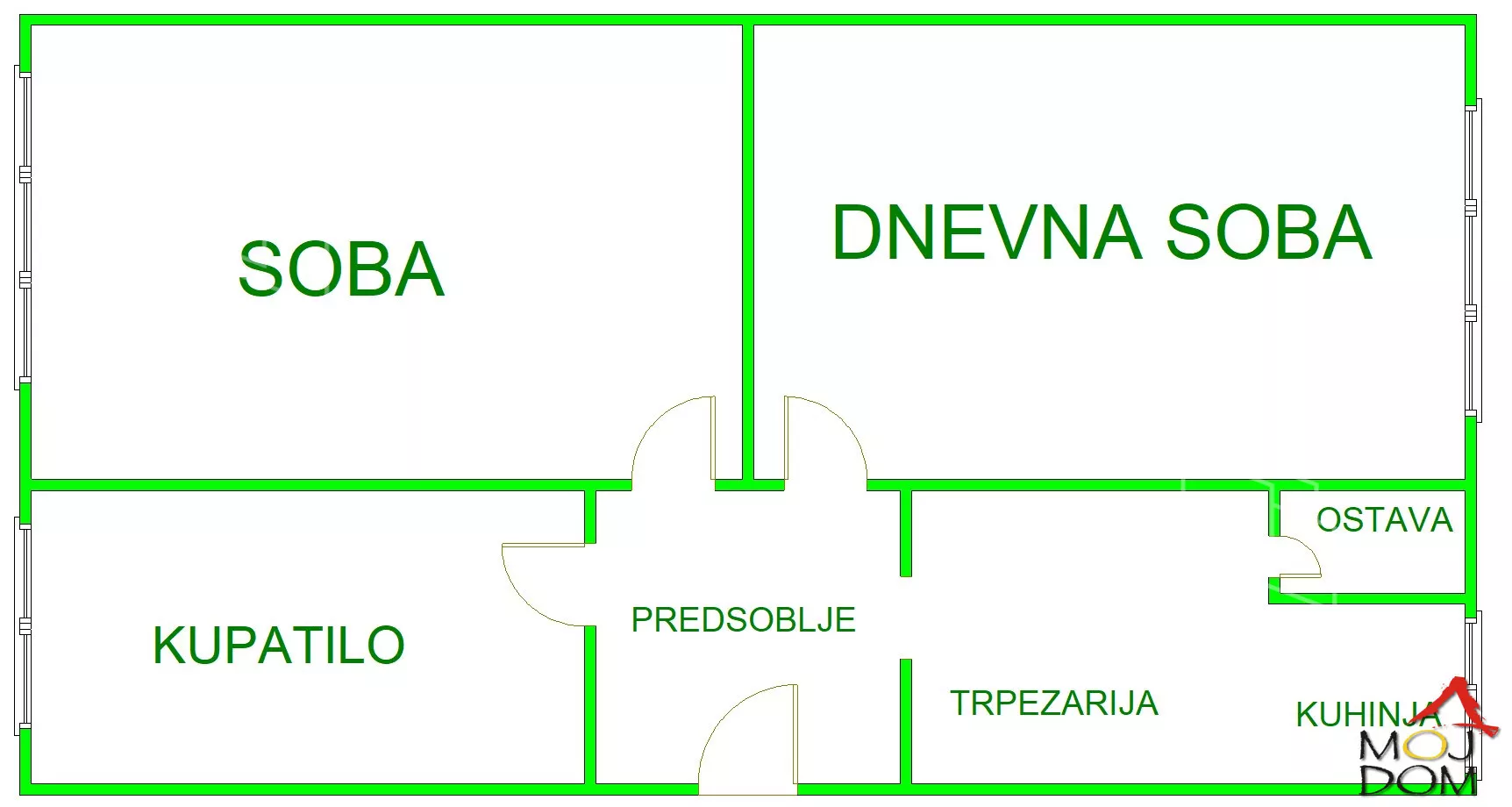 Dvosoban stan | 4zida