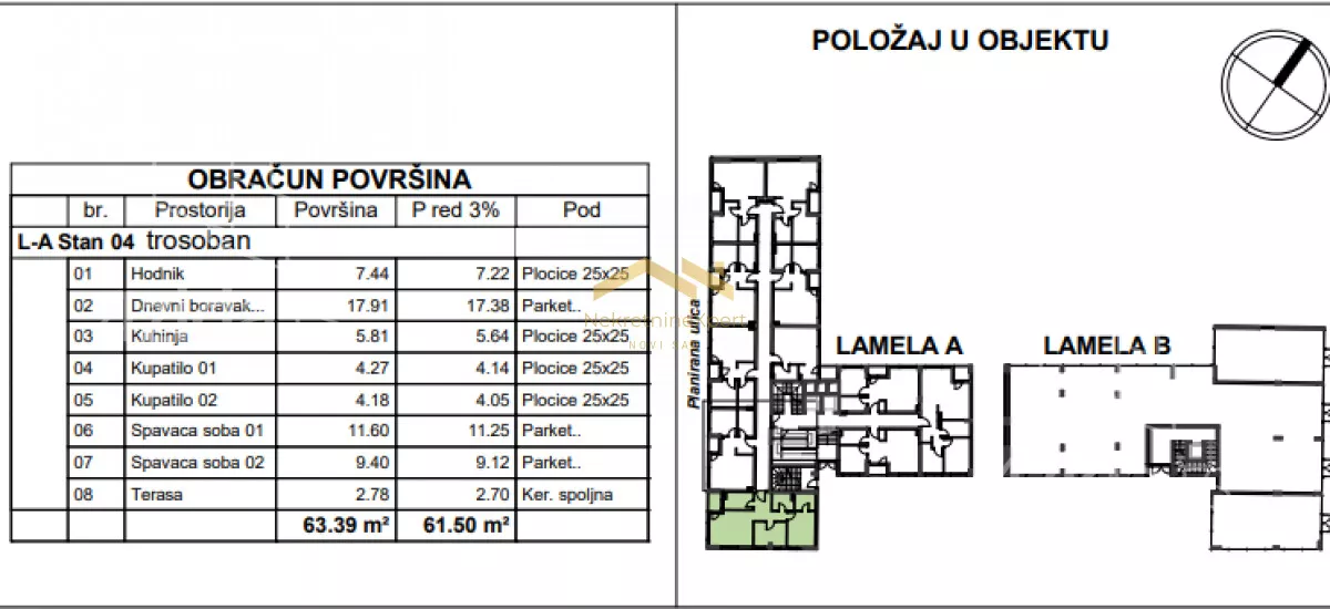 Trosoban stan | 4zida