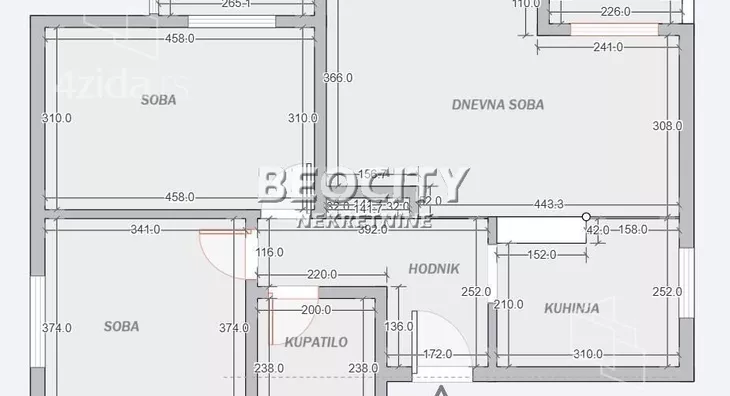 Trosoban stan | 4zida