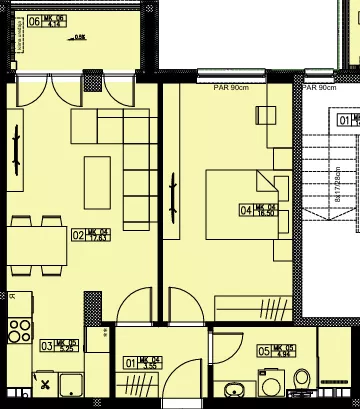 Trosoban stan | 4zida