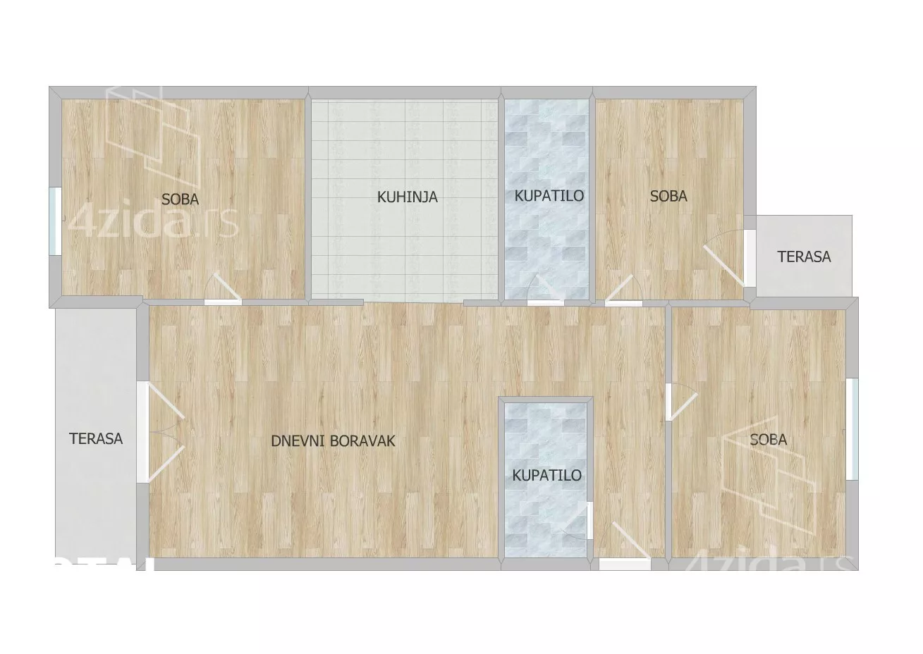 Četvorosoban stan | 4zida