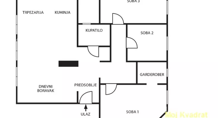 Troiposoban stan | 4zida
