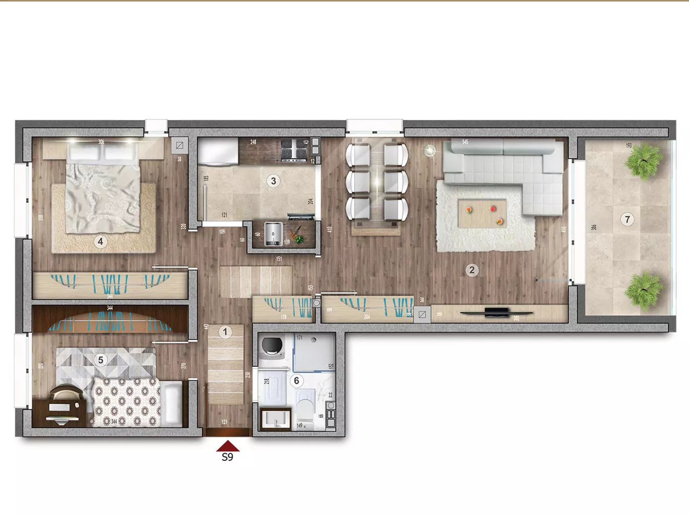 Dvosoban stan | 4zida