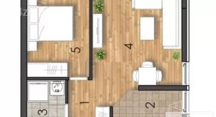 Jednoiposoban stan | 4zida