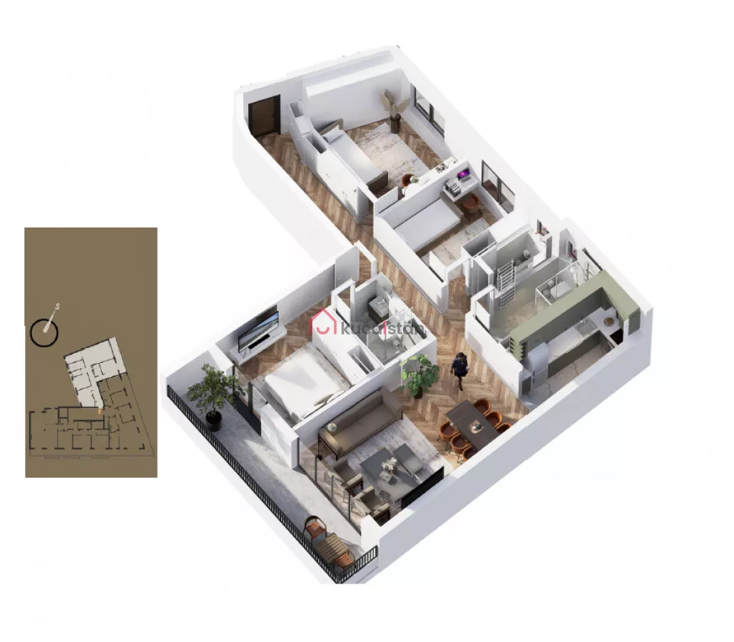 Četvorosoban stan | 4zida