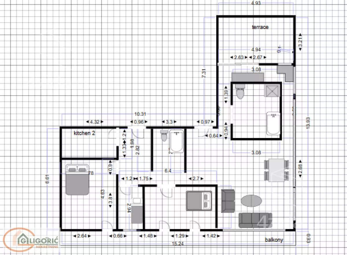 Četvorosoban stan | 4zida