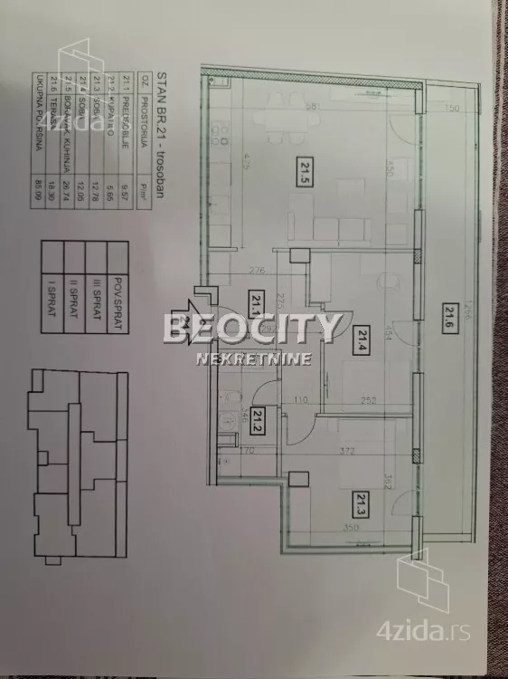 Trosoban stan | 4zida