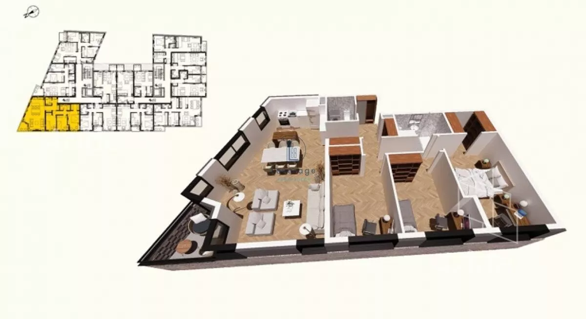 Trosoban stan | 4zida