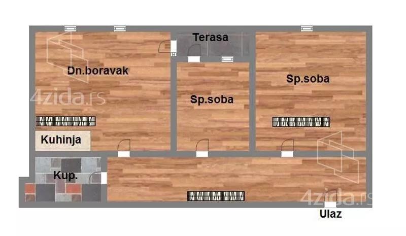 Trosoban stan | 4zida