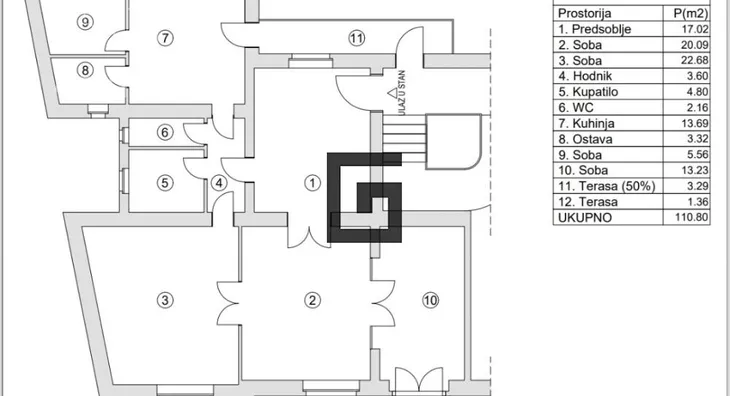 Troiposoban stan | 4zida