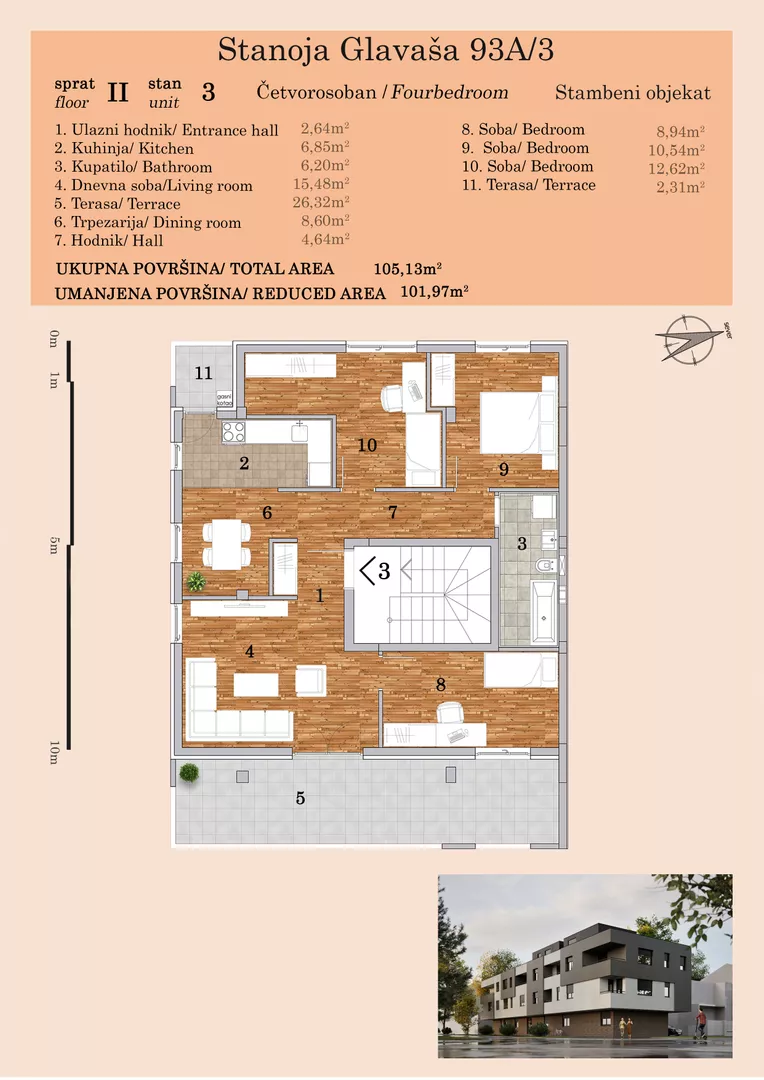 Četvorosoban | 4zida
